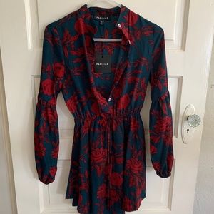 Parisian Floral Dress - Size 8